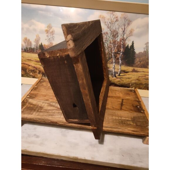 Reclaimed Wood Rustic Shadow Box - 4" Depth - Perfect for Crafters & Artists - Picture 5 of 6